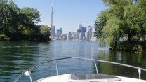 Photo Thumbnail of New Speedboat Time Blazing Down The Toronto Island Marina