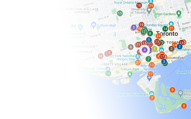 Buy TORONTO Map BG