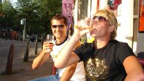 Photo Thumbnail of Smoking Weed In Amsterdam Prior To Sensation Black 2006