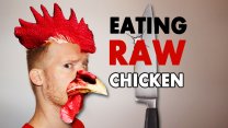 Eating Raw Chicken in Tokyo