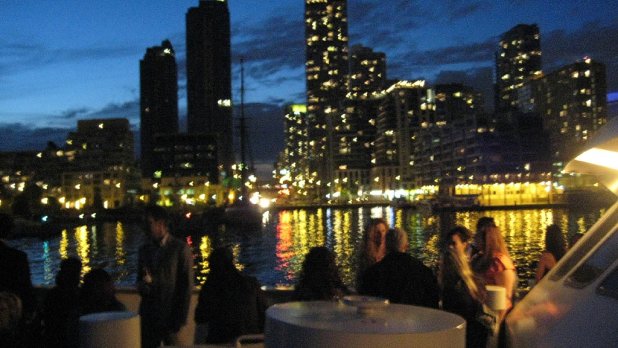 Evening Cruise During The Northern Lights Boat Cruise Party In Toronto