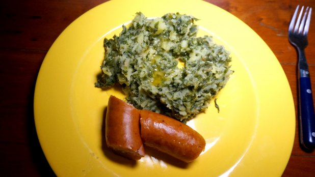 Eating Dutch Kale