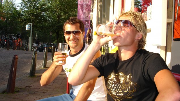 Smoking Weed In Amsterdam Prior To Sensation Black 2006
