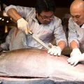 Public Tuna Cutting