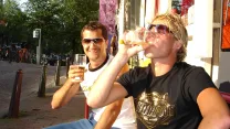 Photo Thumbnail of Smoking Weed In Amsterdam Prior To Sensation Black 2006