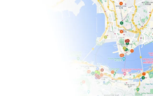 Buy HONG KONG Map BG