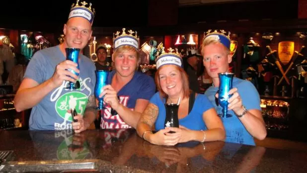 Cheering For The Blue Knight At Medieval Times In Toronto