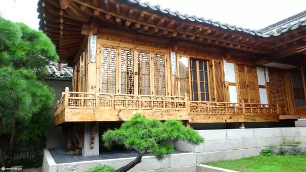 Traditional Korean Village at Bukchon Hanok in Seoul