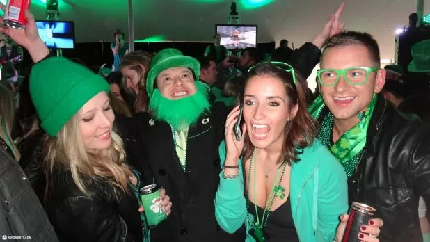 We Are Going Green At St. Party's Day In Toronto